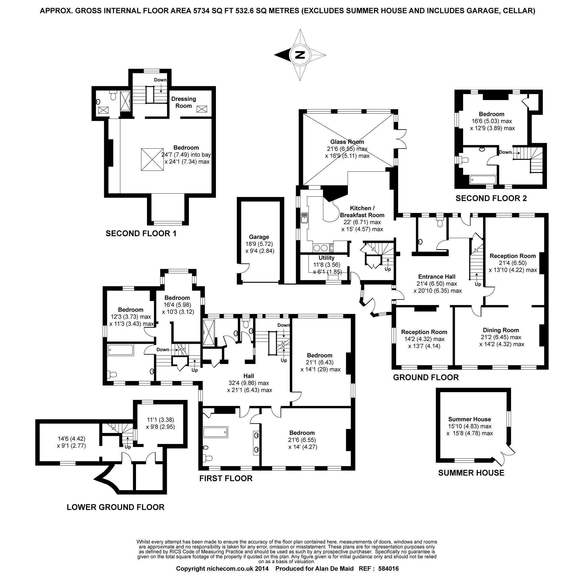 6 bedroom detached house for sale, Wuthering Heights, Court Road