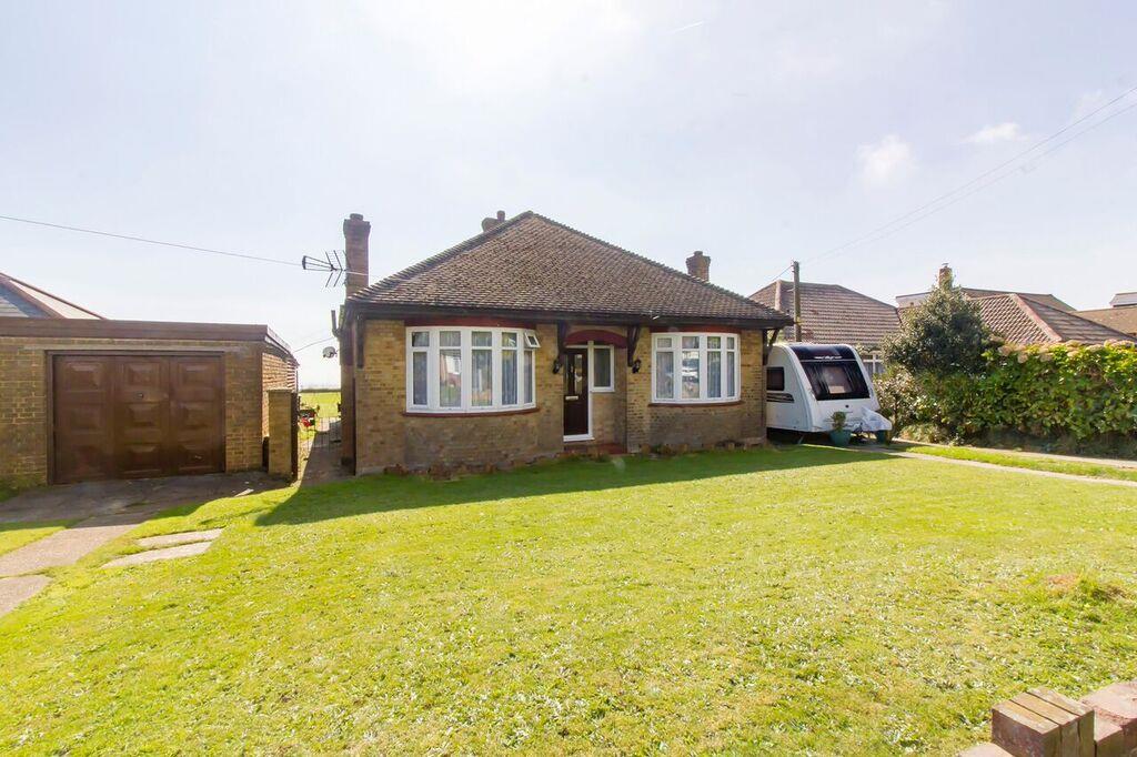 2 bedroom detached bungalow for sale, Old Dover Road, CapelLeFerne, Folkestone CT, CT18 7HW