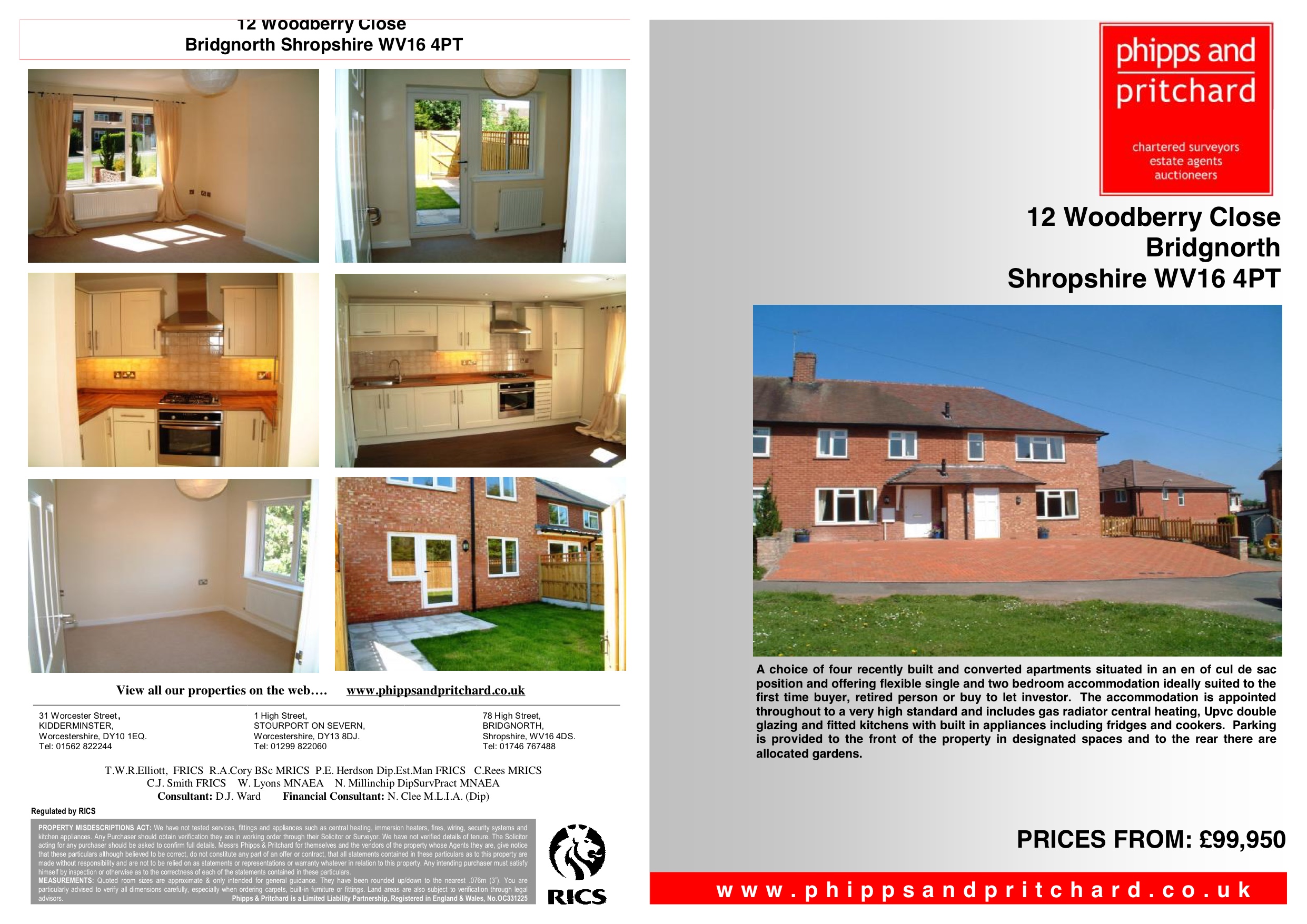 1 bedroom apartment to rent, Woodberry Close, Bridgnorth, WV16 4PT